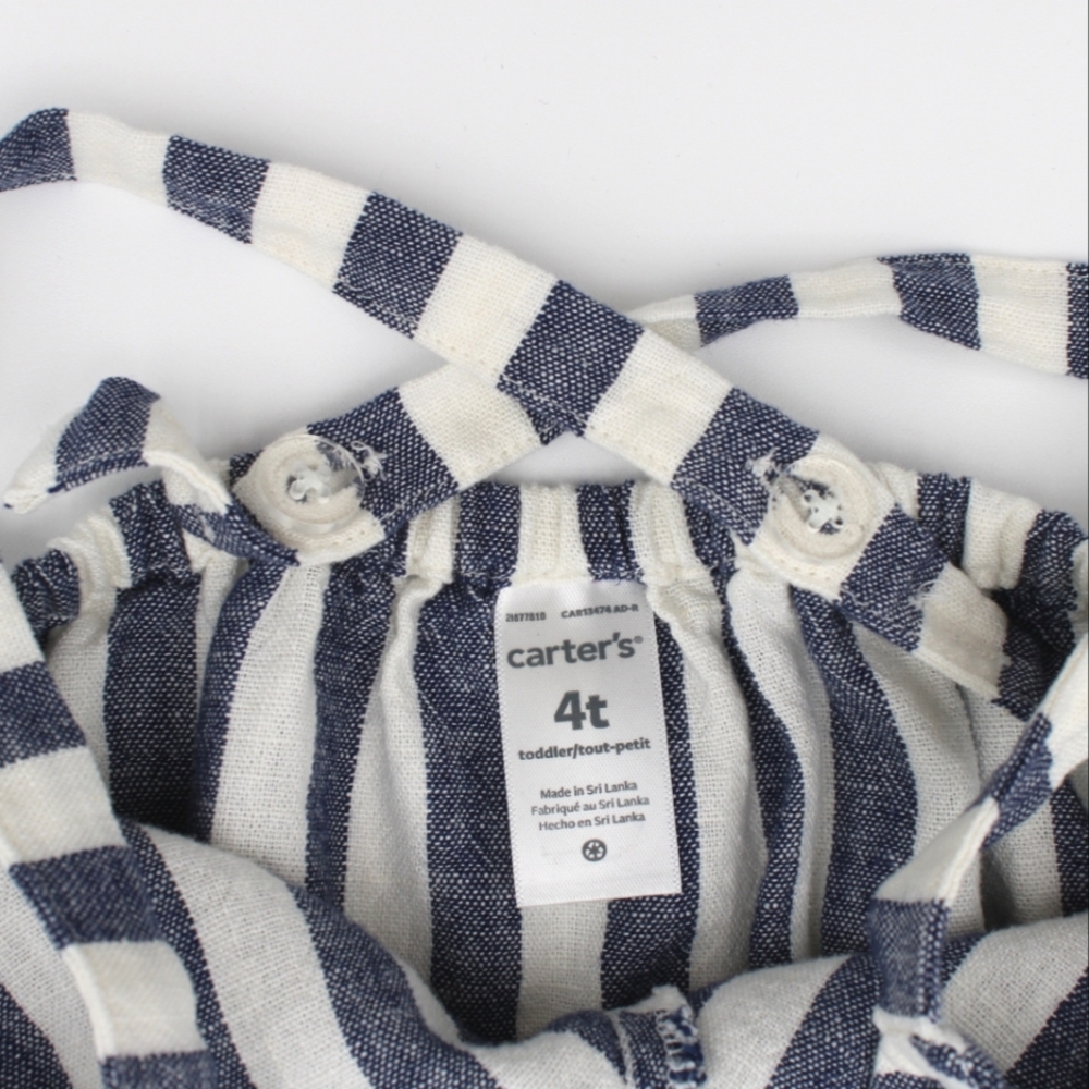 Carter’s 4T Striped Linen Dress - Picture 3 of 3